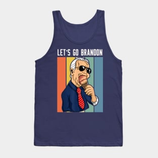 lets go brandon anti biden Tank Top